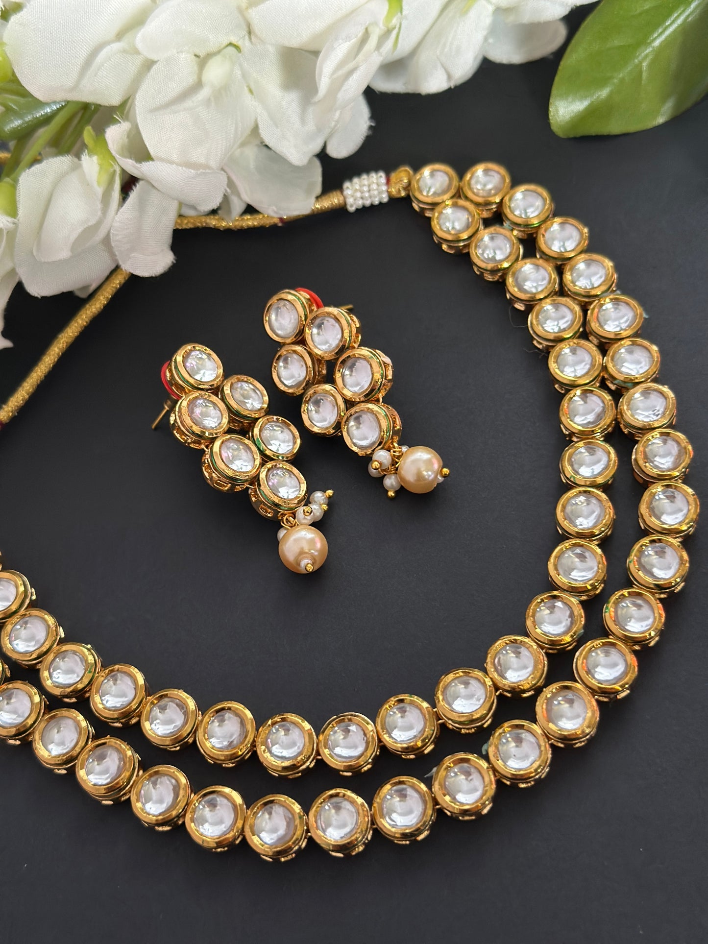 Kundan necklace set