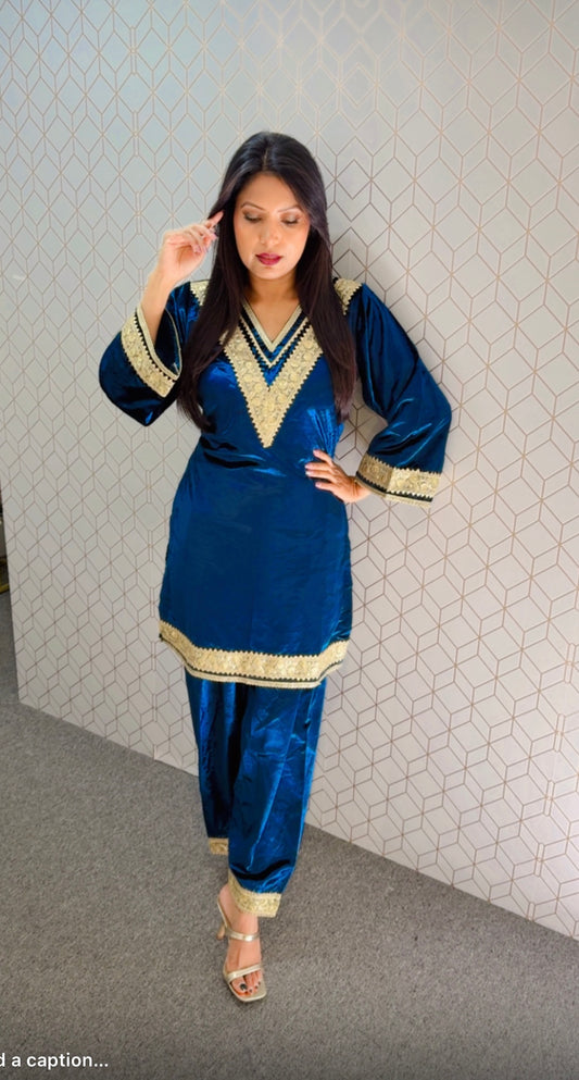 Velvet cord set