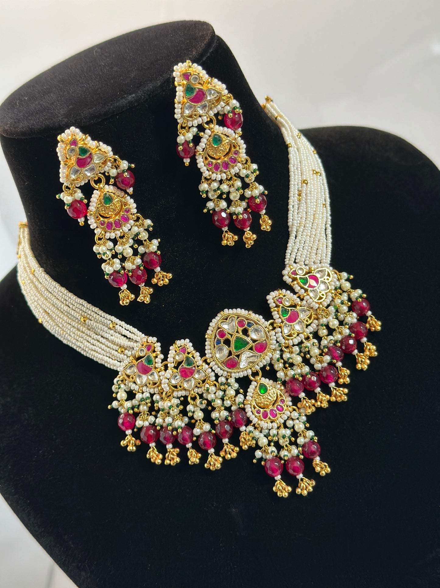 Pachi kundan choker or necklace