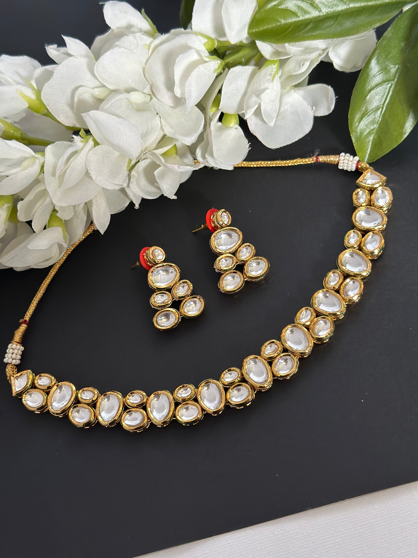 Kundan necklace set