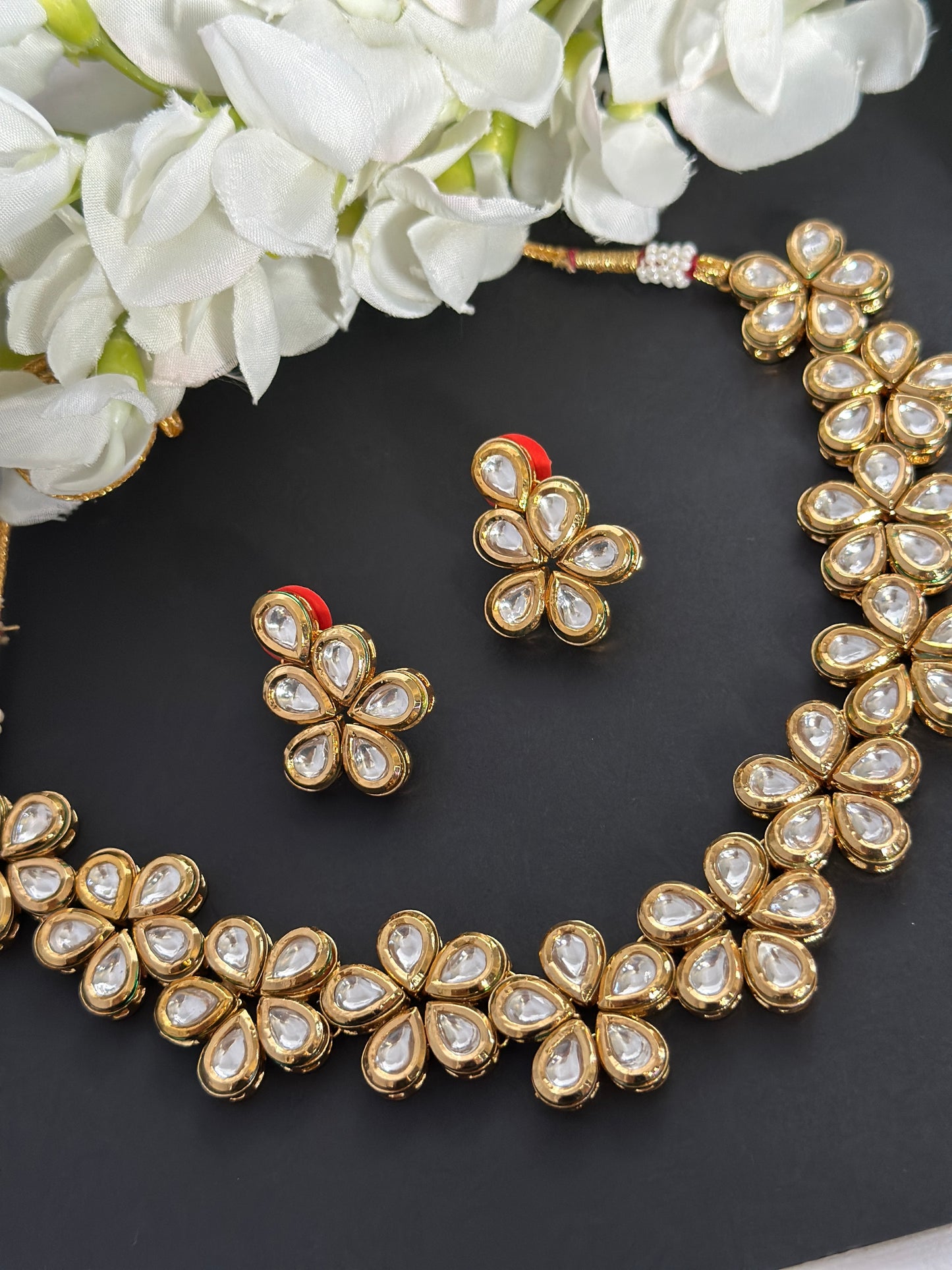 Kundan necklace set