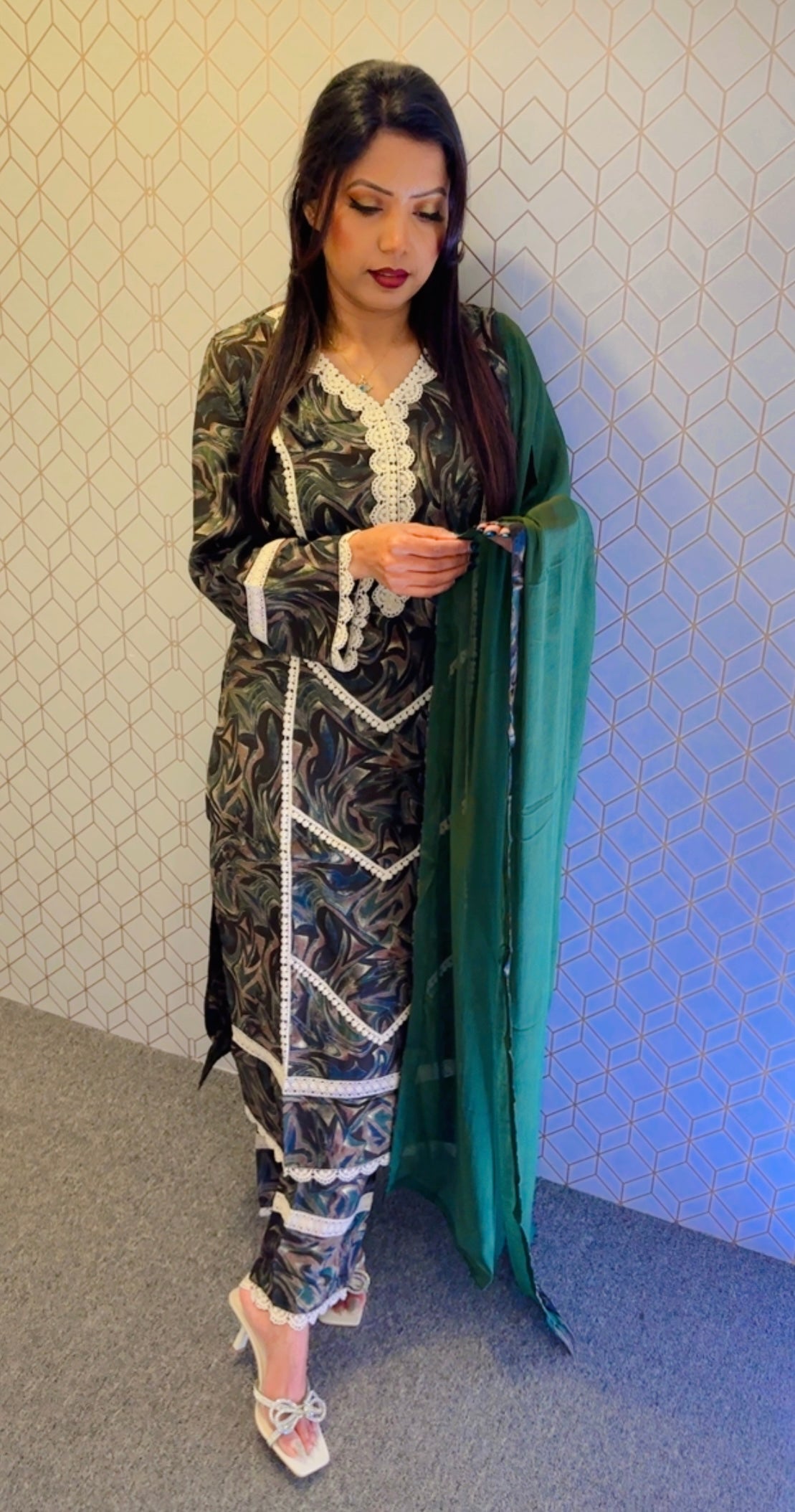 Pakistani style suit