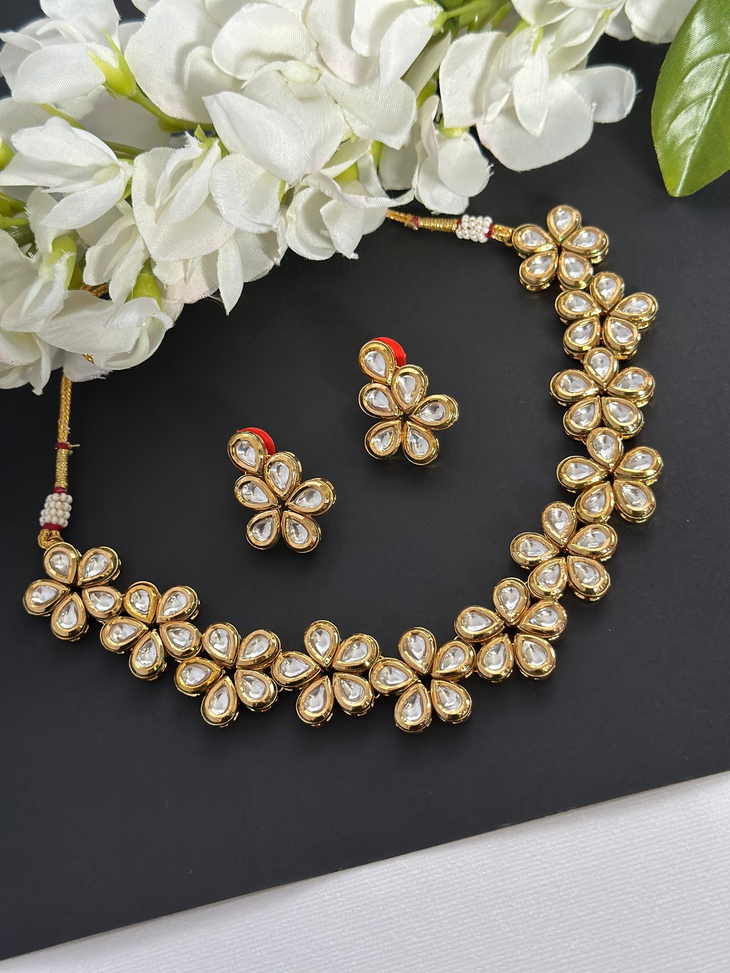 Kundan necklace set