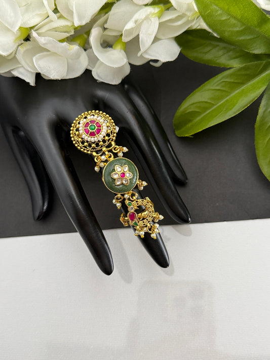 Pachi kundan ring