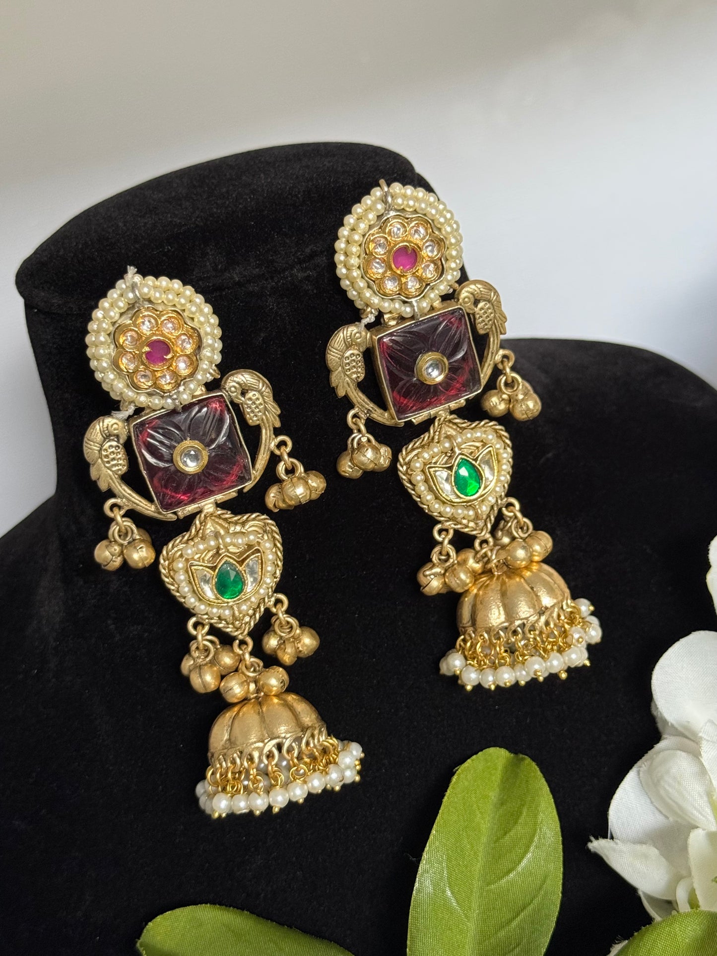 Saanvi Jhumka earrings in premium range