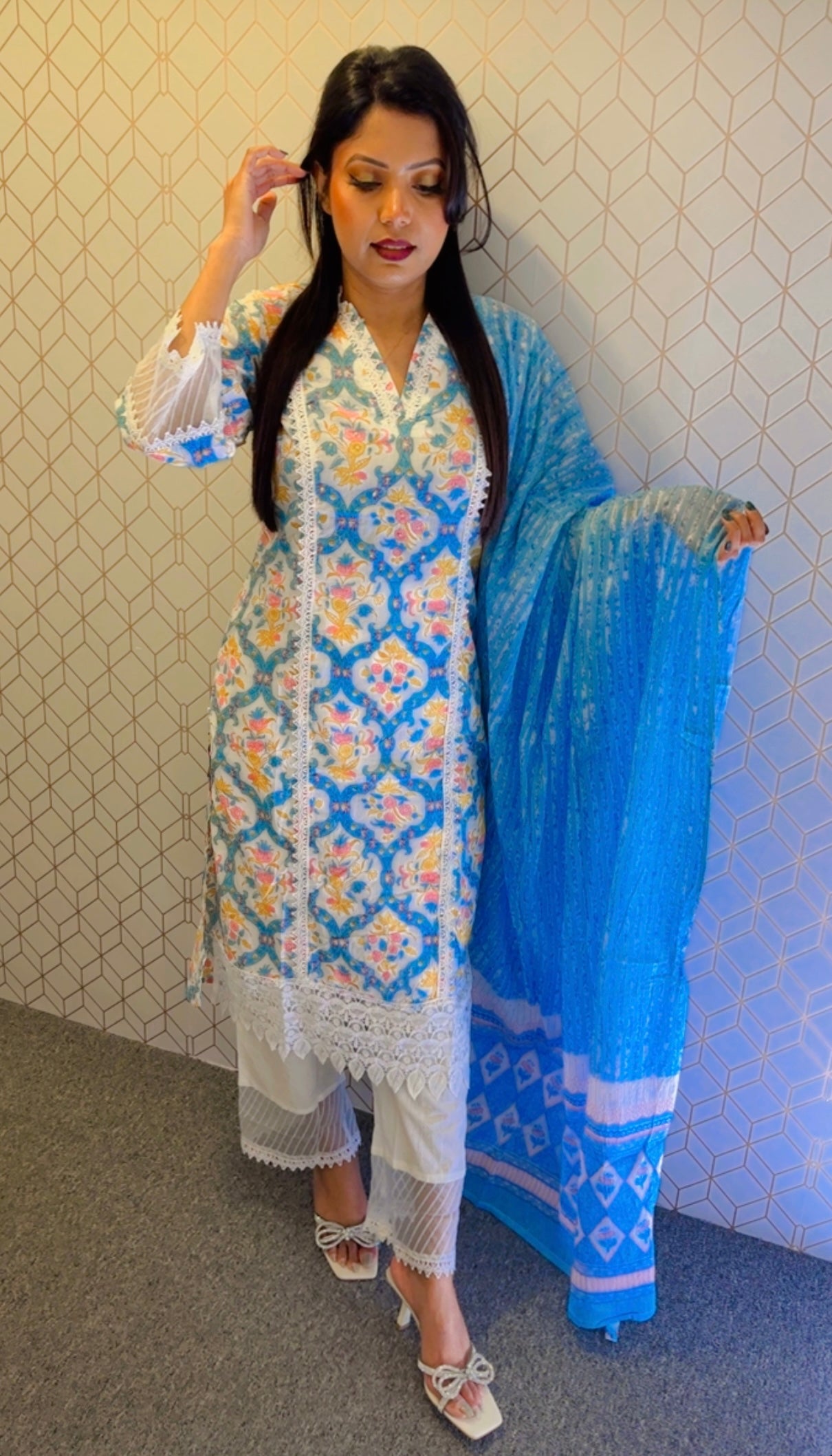 Pakistani style suit