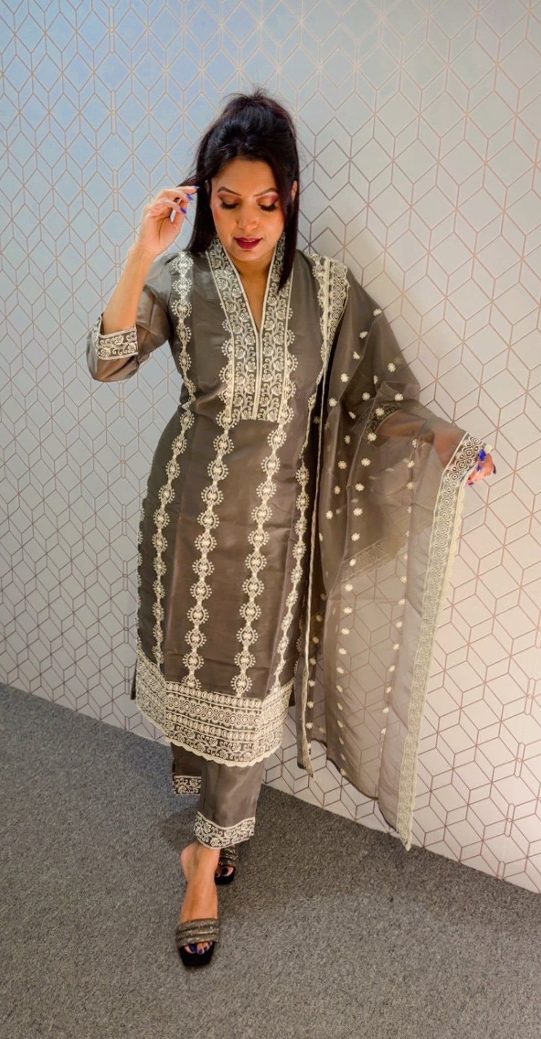 Pakistani style suit