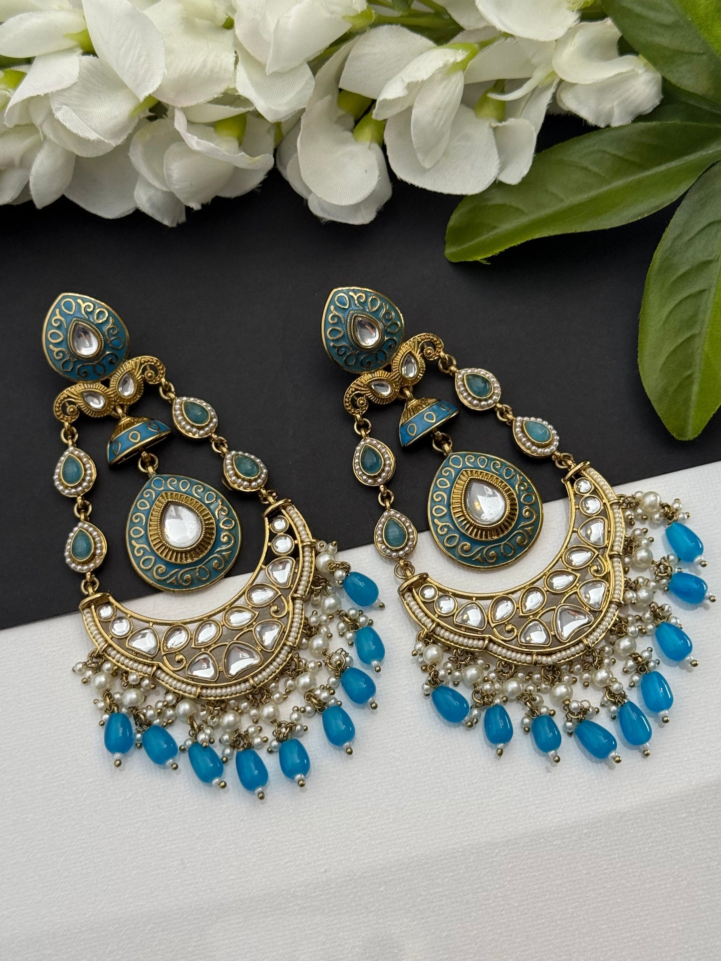 Kundan earrings