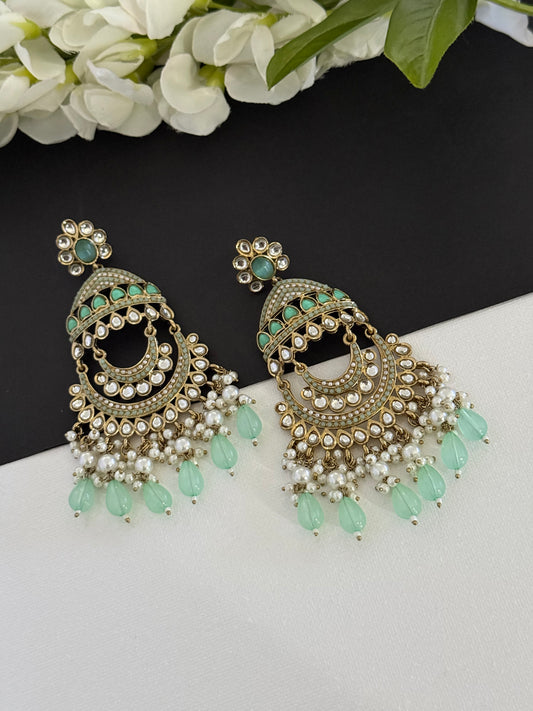 Kundan earrings