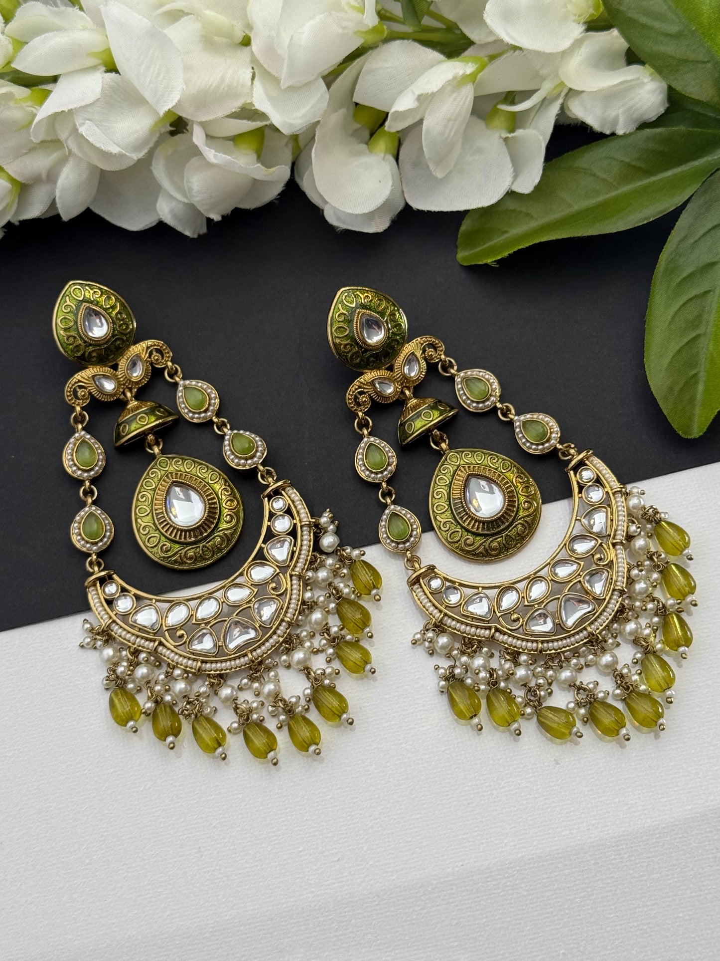 Kundan earrings