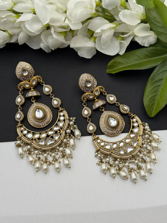 Kundan earrings