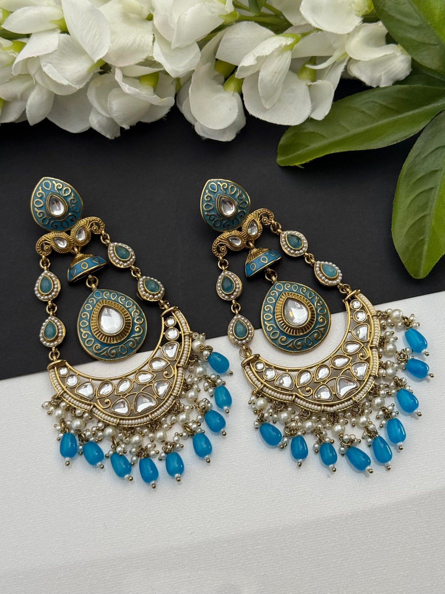 Kundan earrings