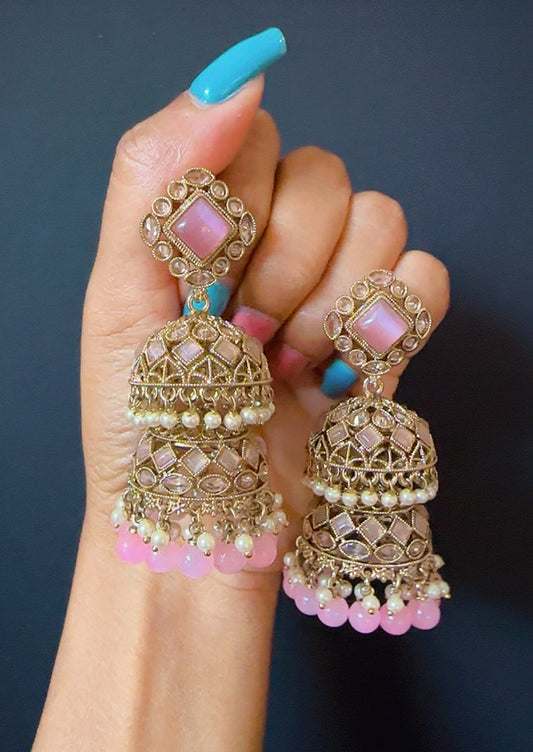 Jhumki pink