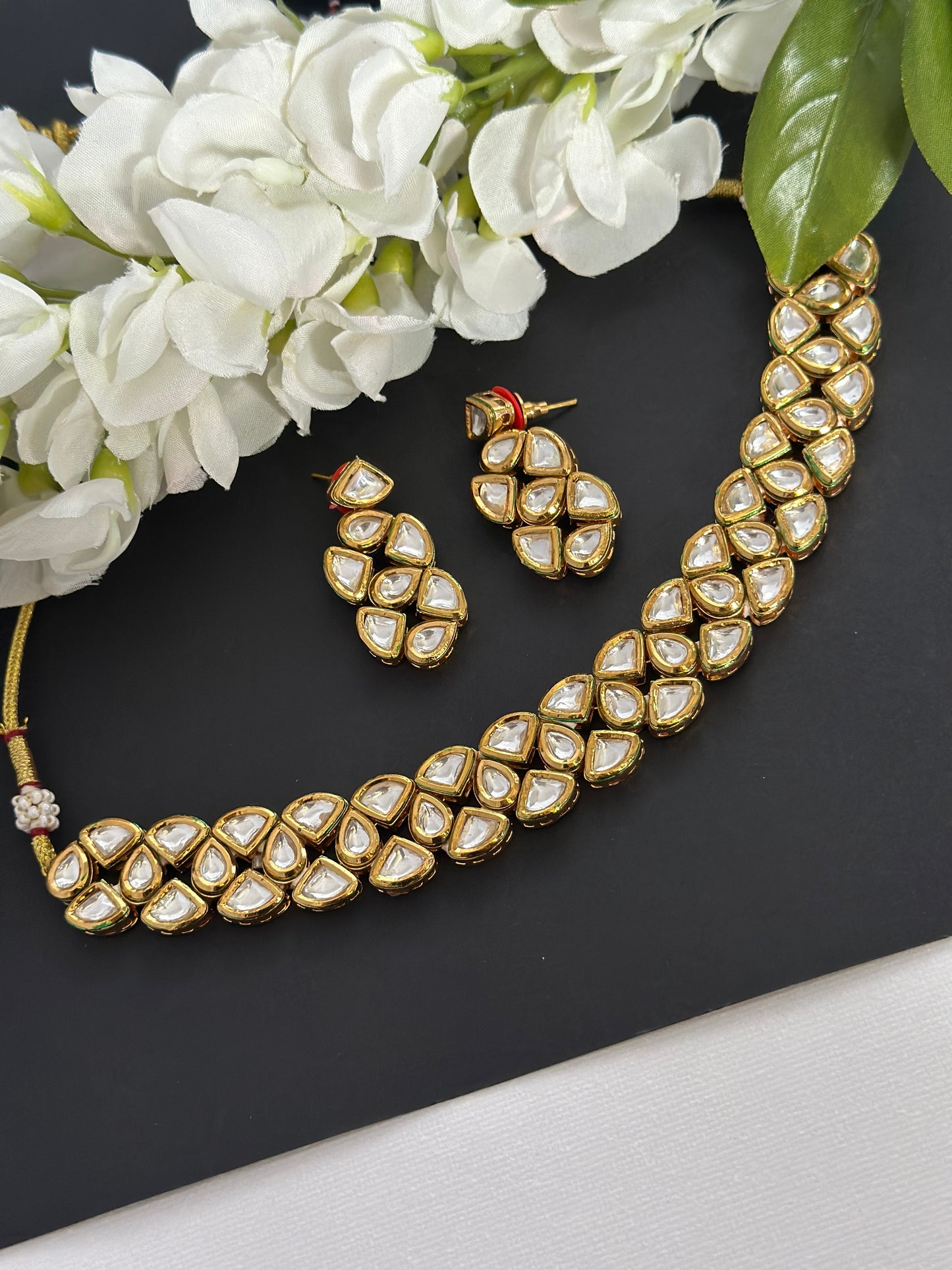 Kundan necklace set