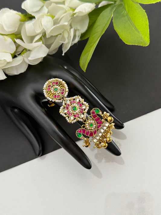 Pachi kundan ring