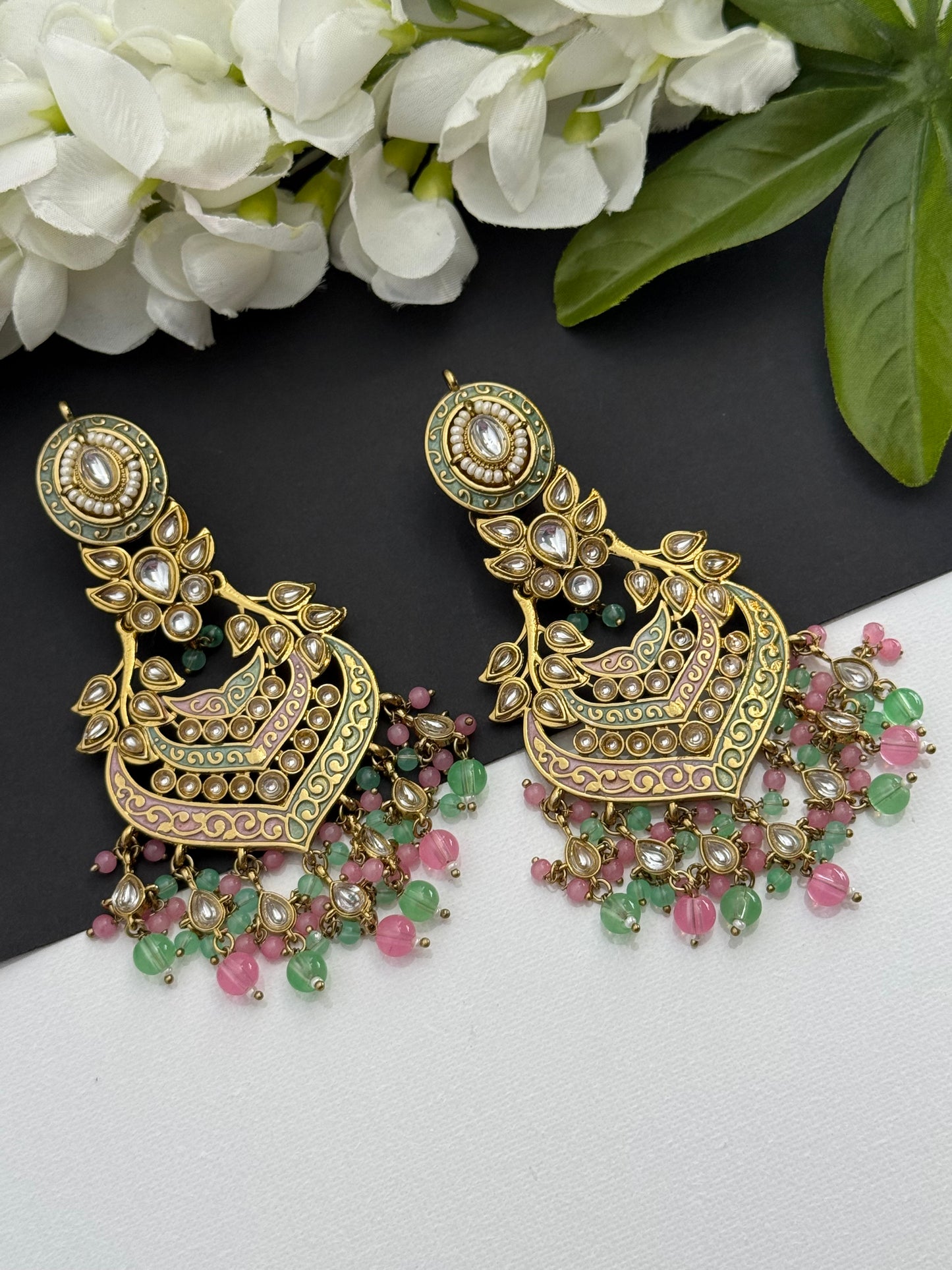 Kundan earrings