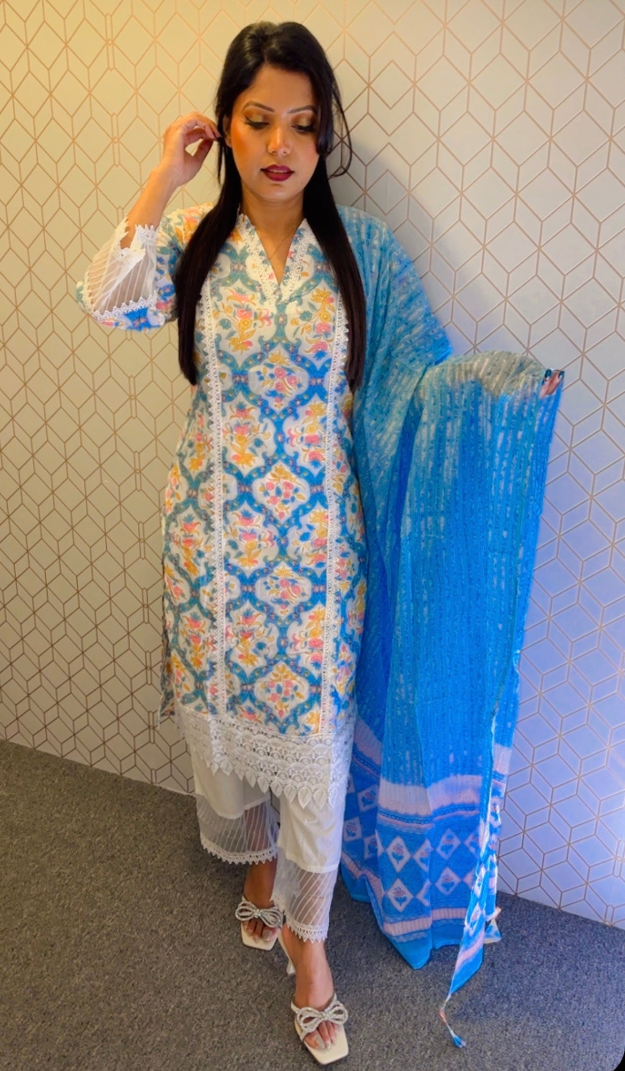 Pakistani style suit