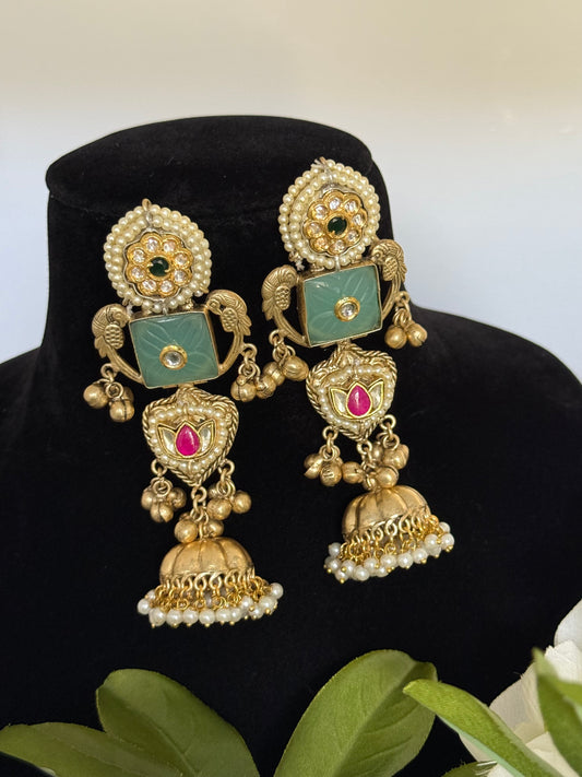Saanvi Jhumka earrings in premium range