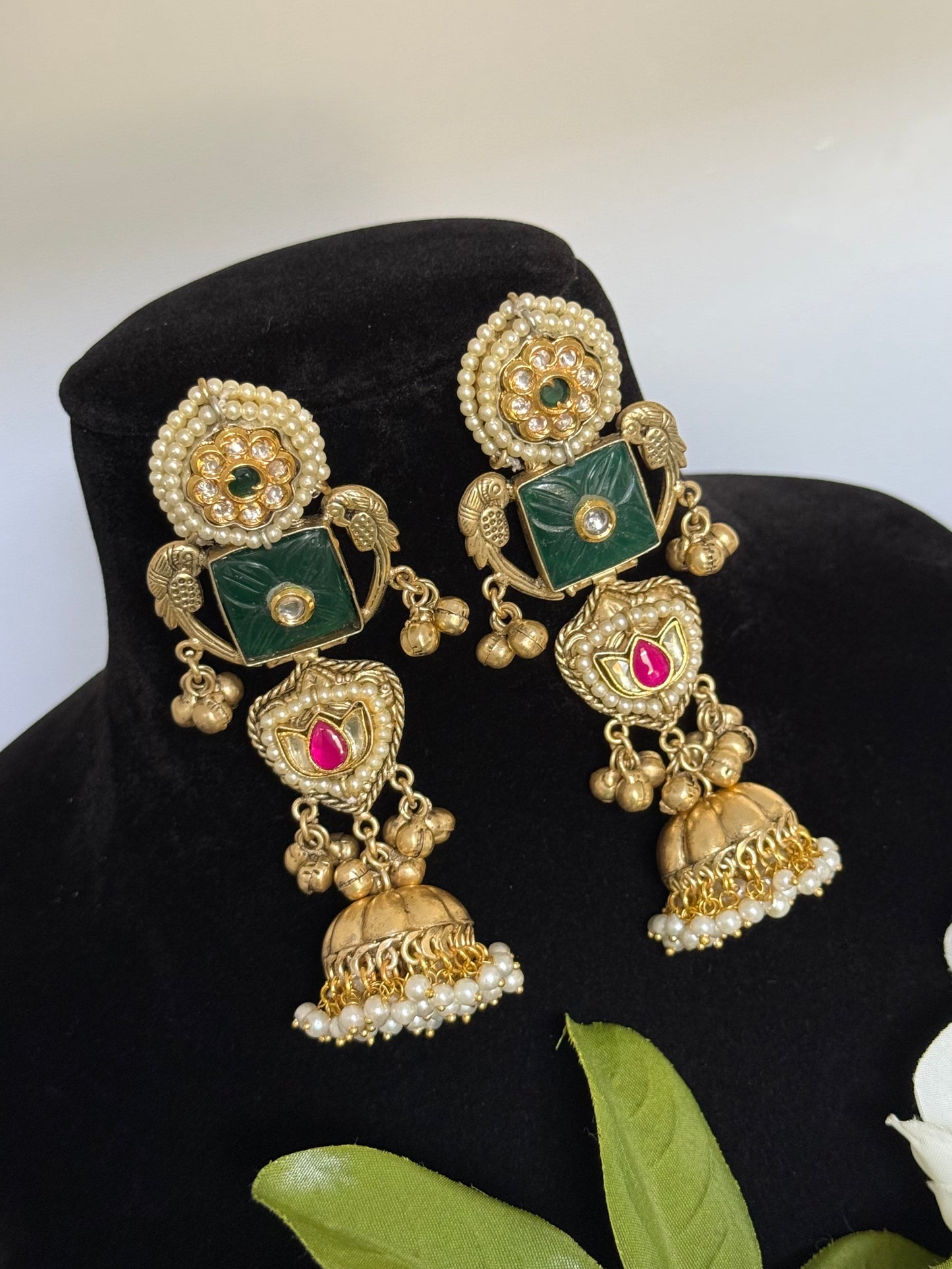 Saanvi Jhumka earrings in premium range