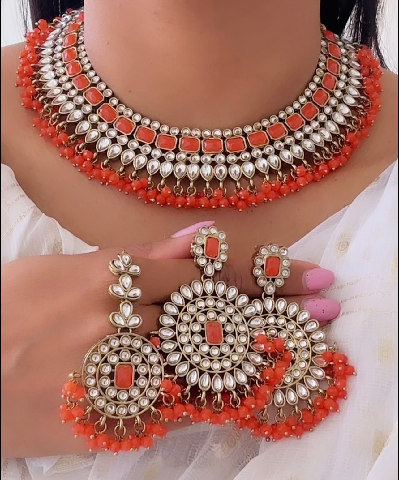 Necklace in kundan