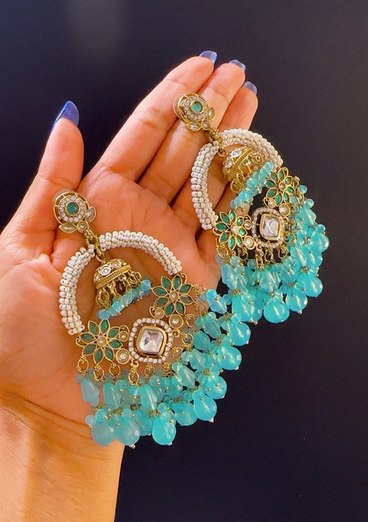 Kundan earrings firoji