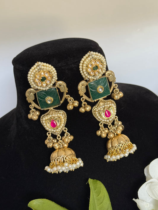 Saanvi Jhumka earrings in premium range