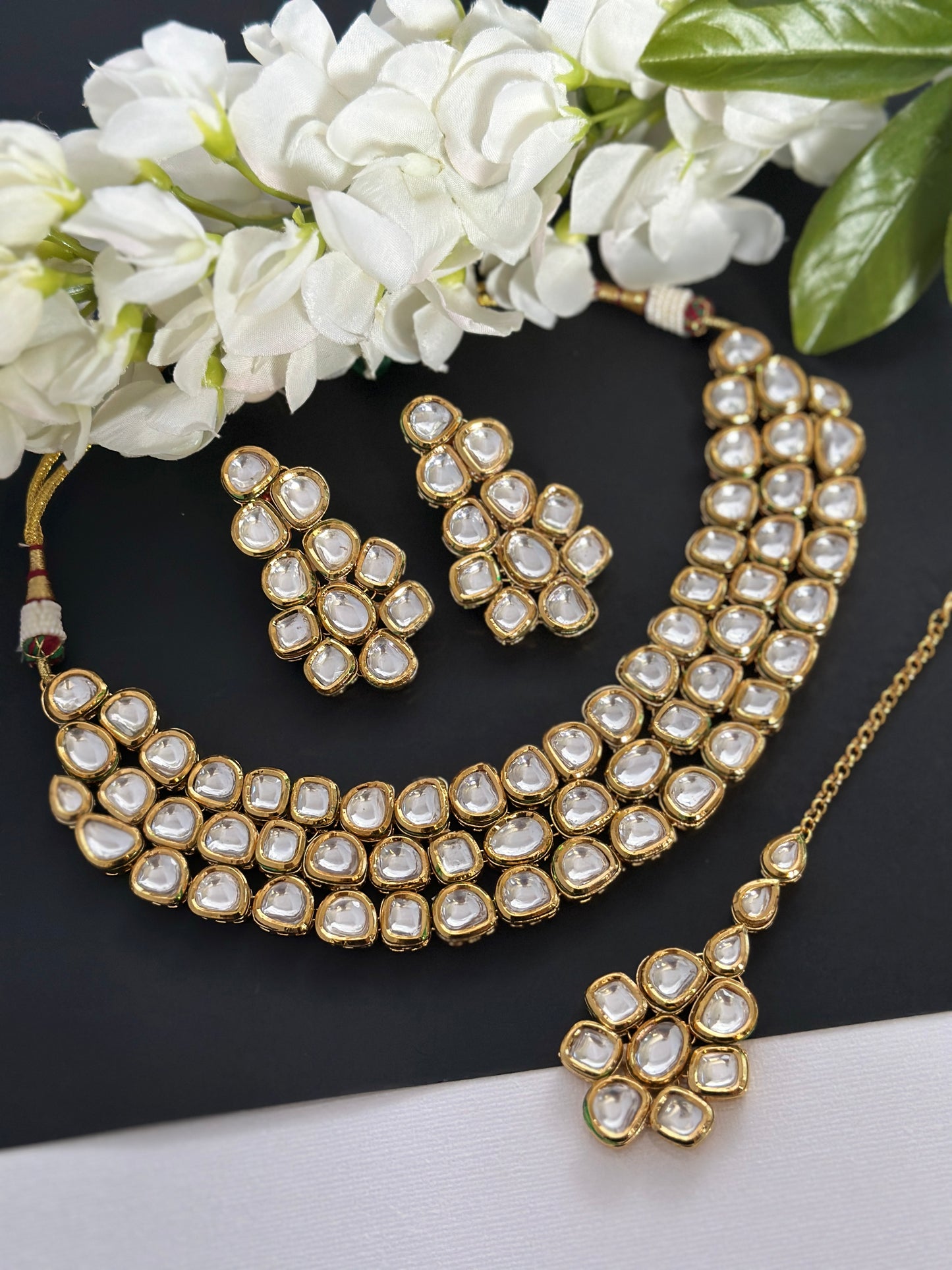 Kundan necklace set