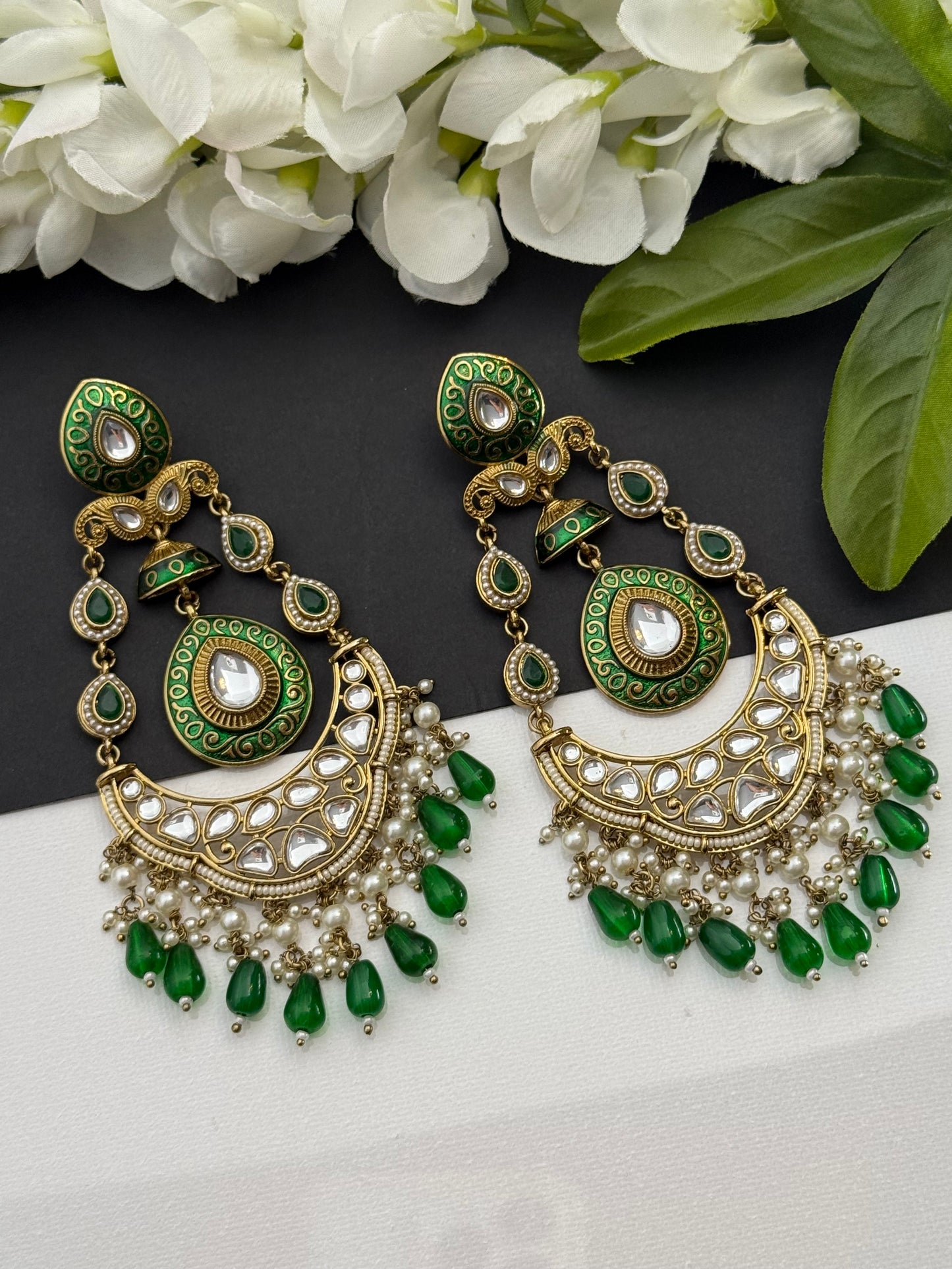 Kundan earrings