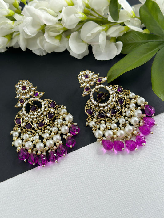 Kundan earrings