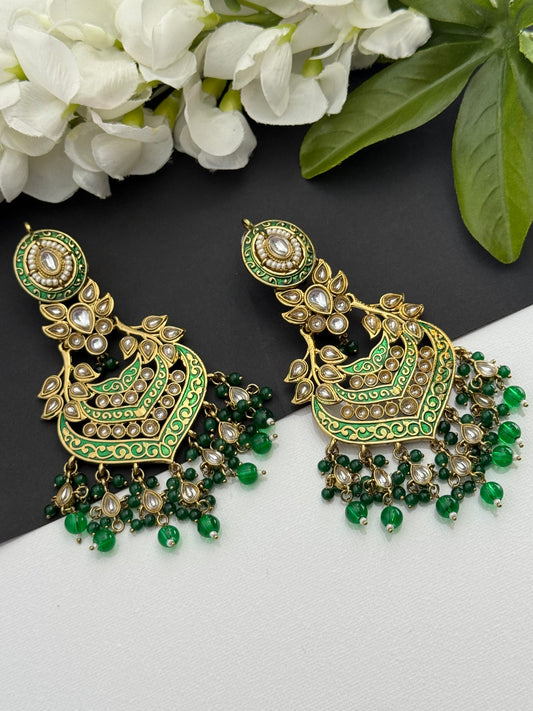 Kundan earrings