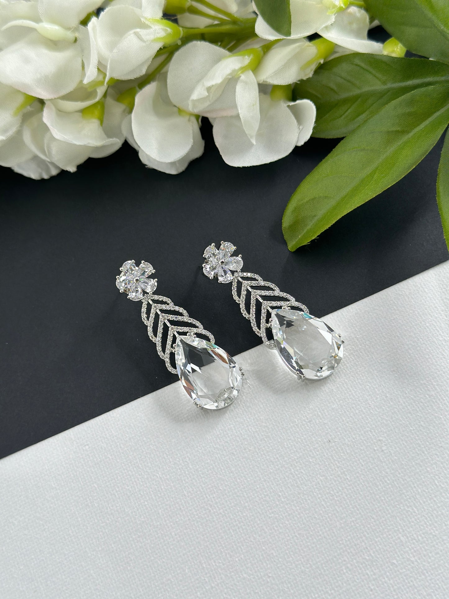 American diamond earrings