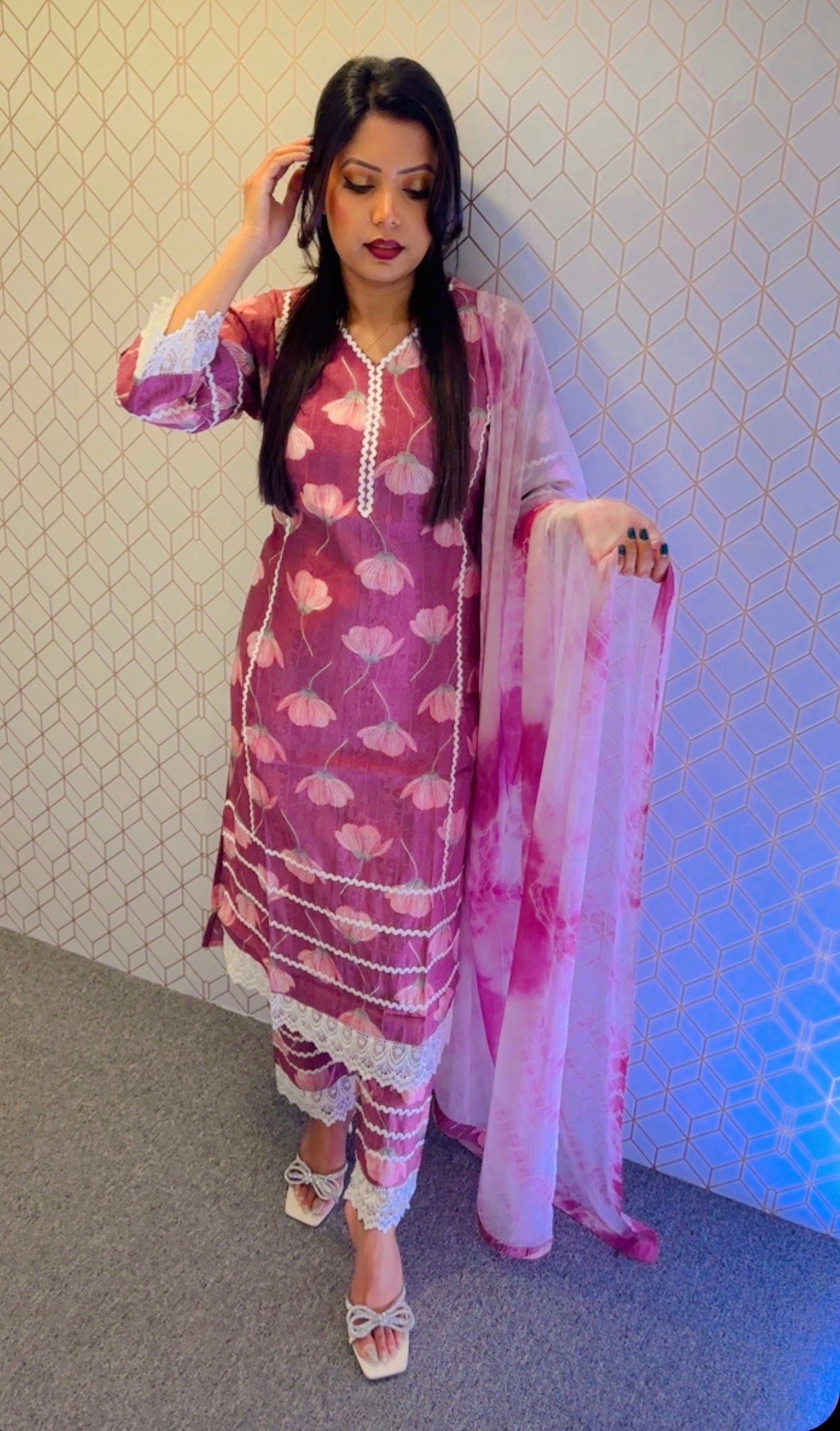 Pakistani style suit