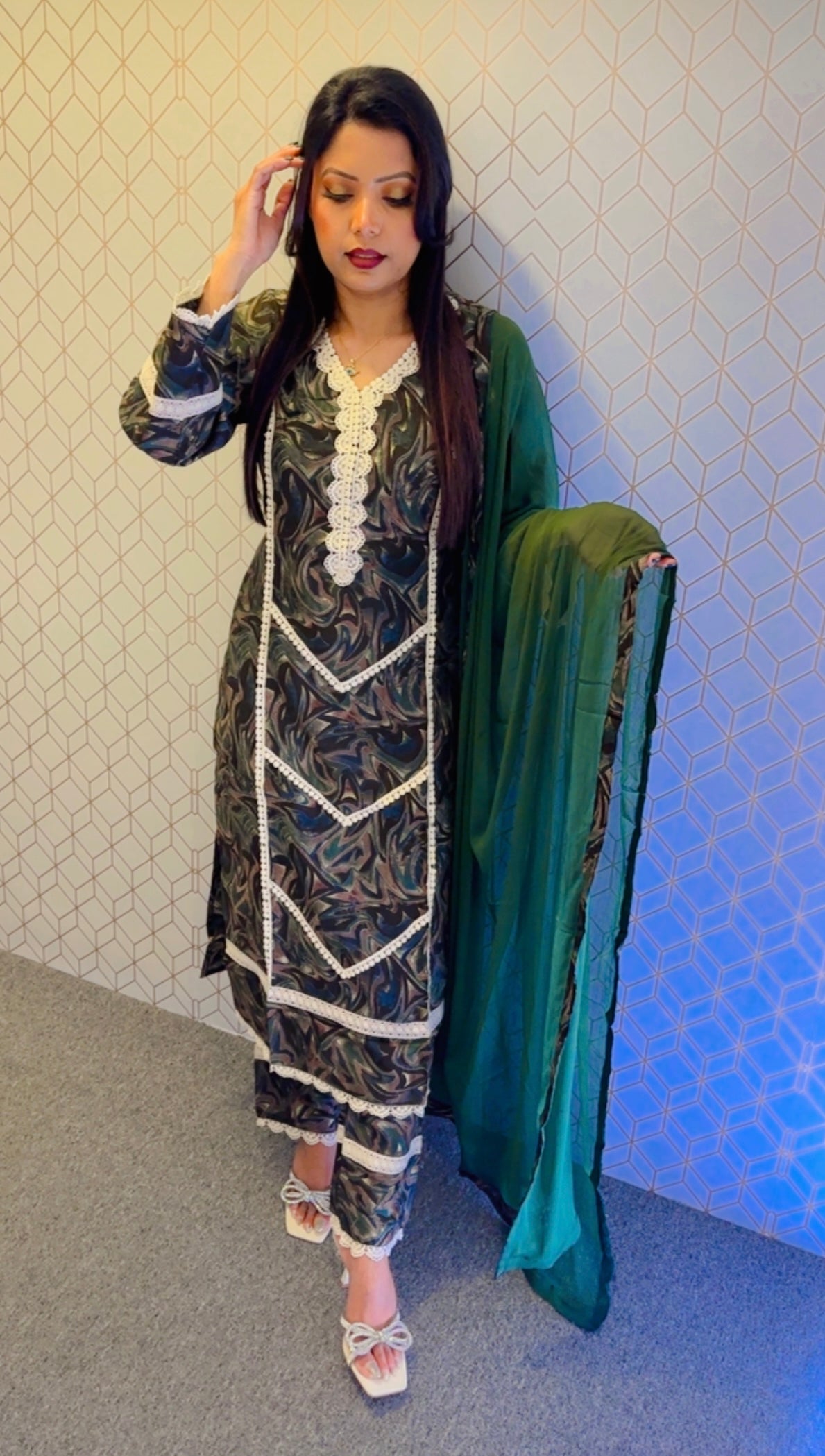 Pakistani style suit