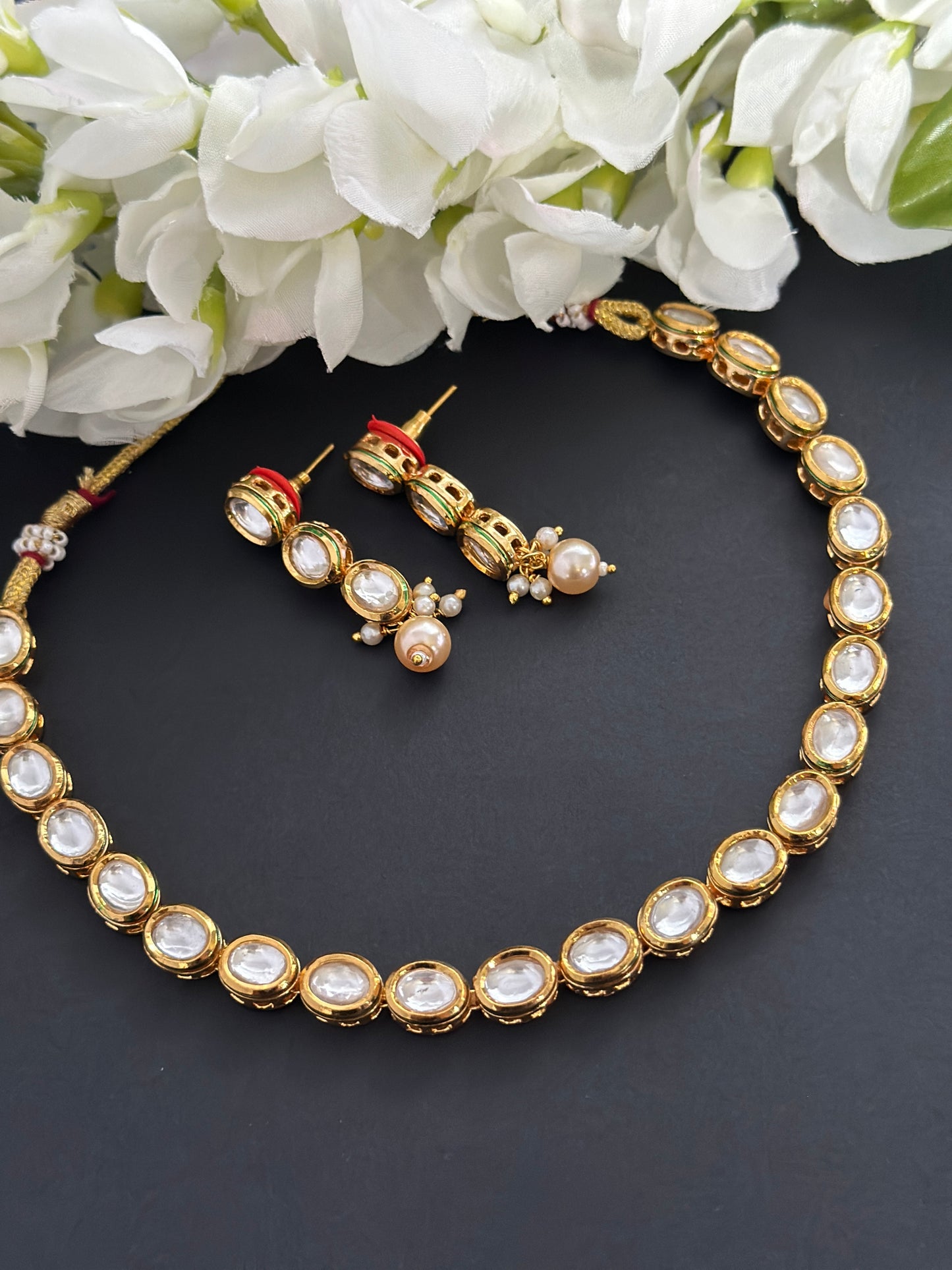 Kundan necklace set