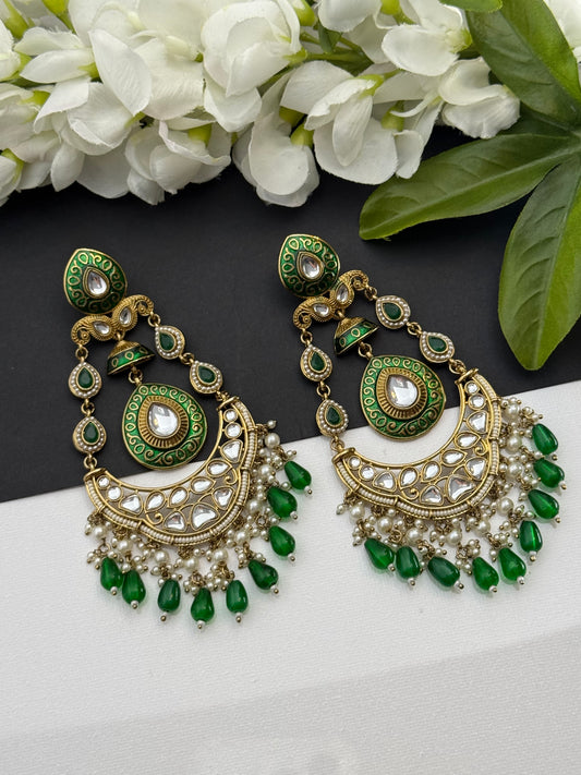 Kundan earrings