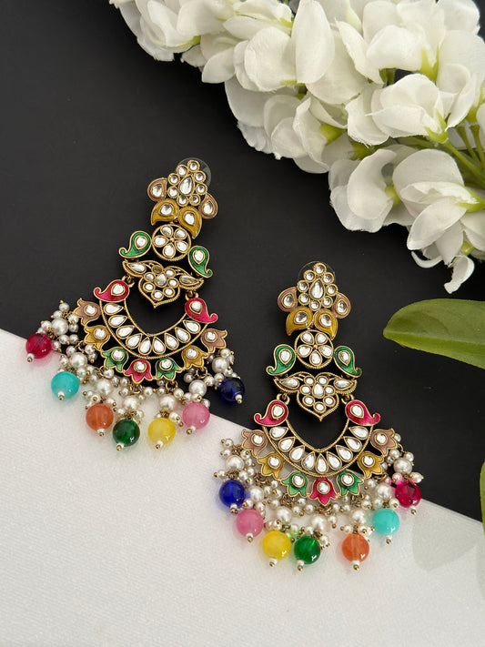 Kundan earrings