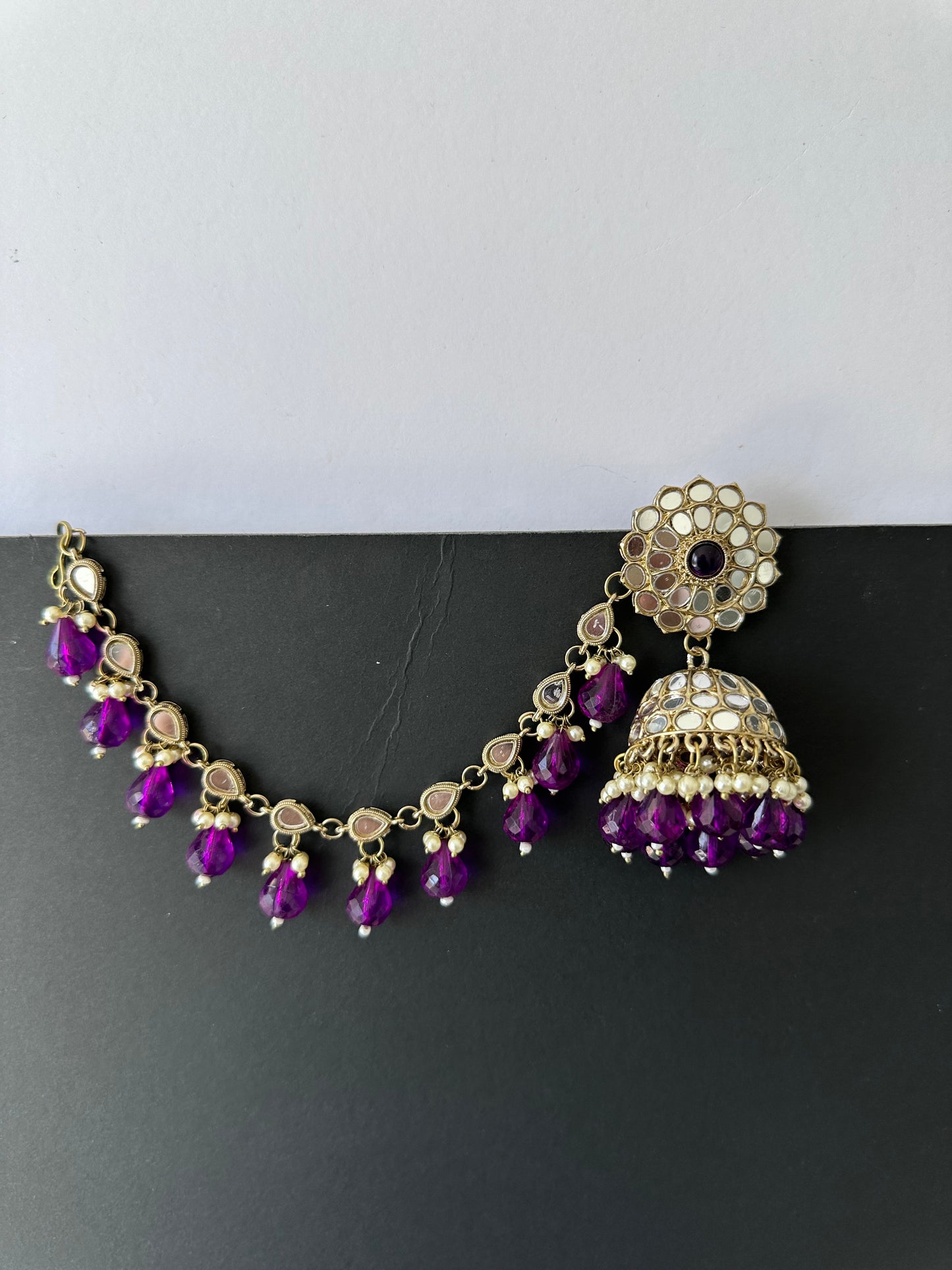 Jhumka with Sahara