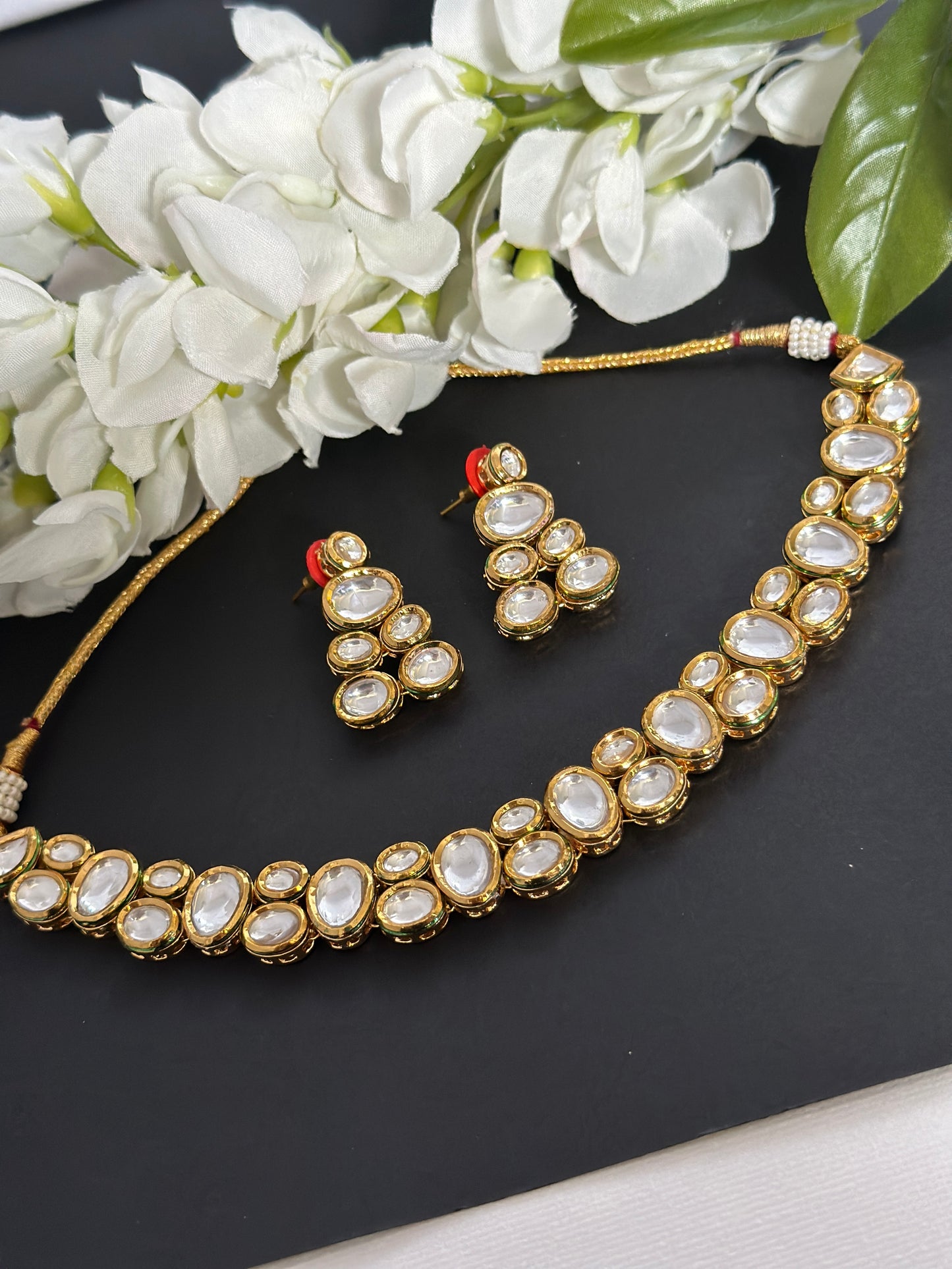 Kundan necklace set