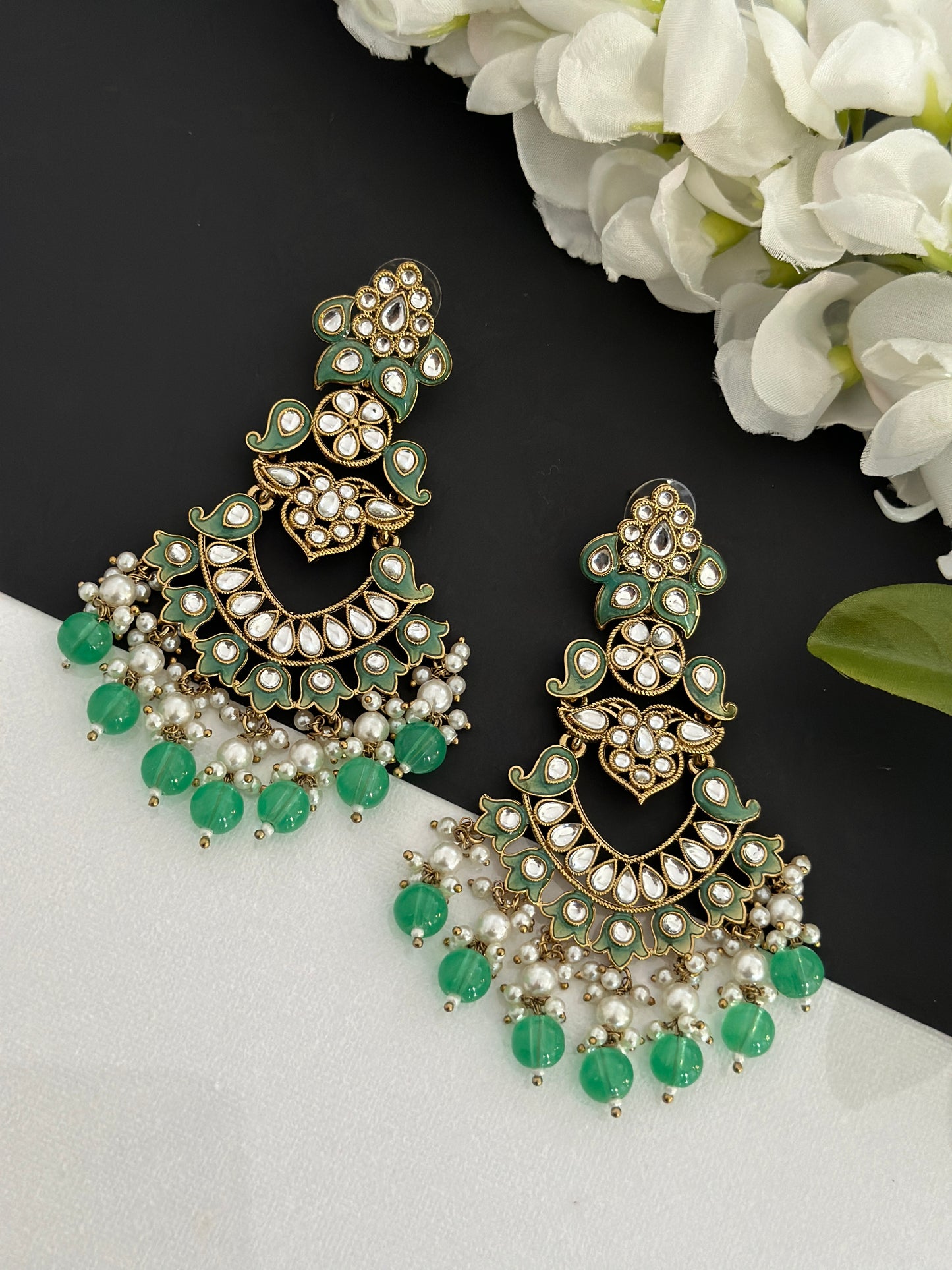 Kundan earrings