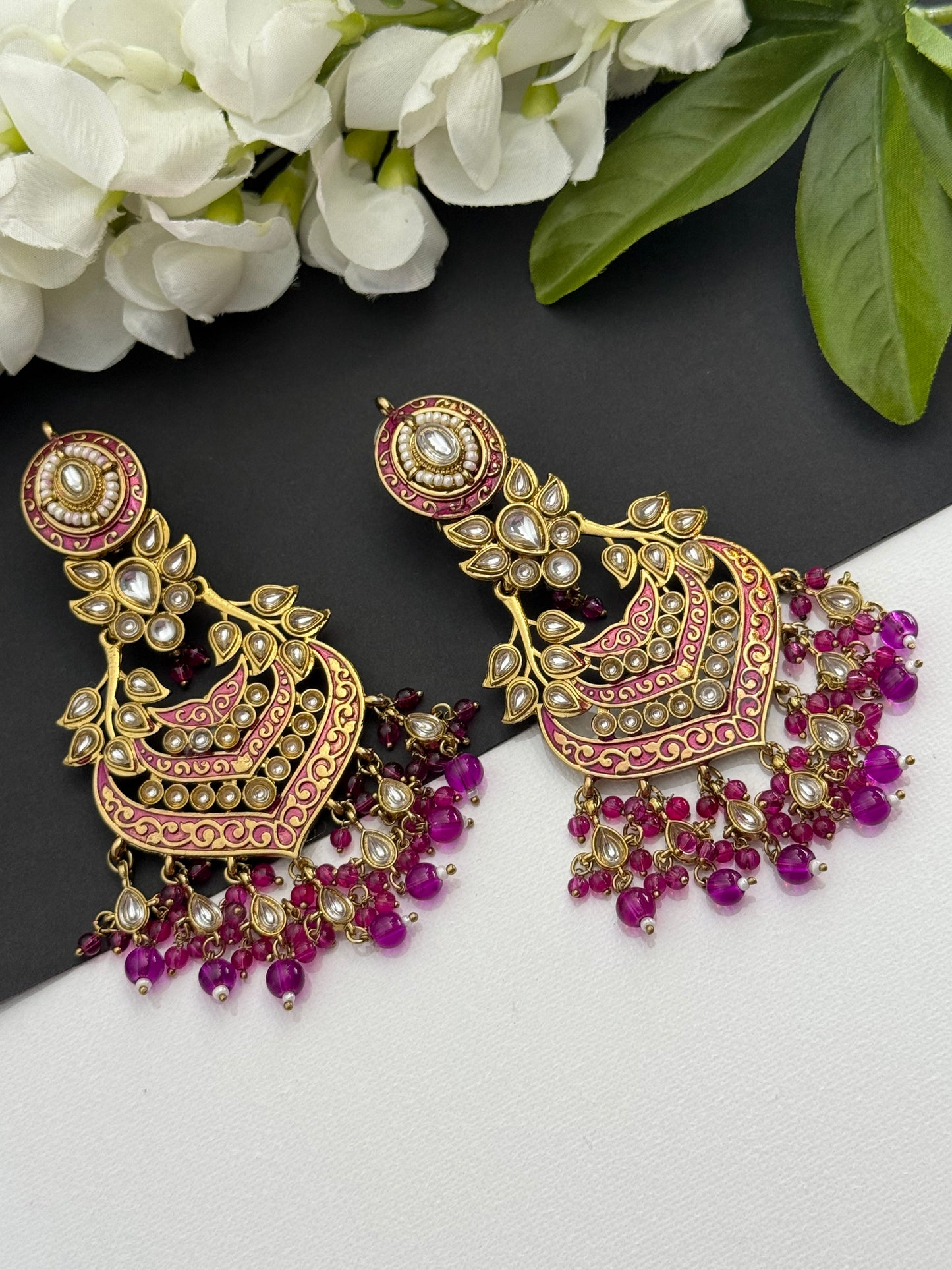 Kundan earrings