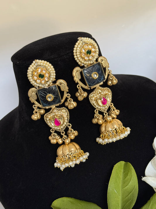 Saanvi Jhumka earrings in premium range