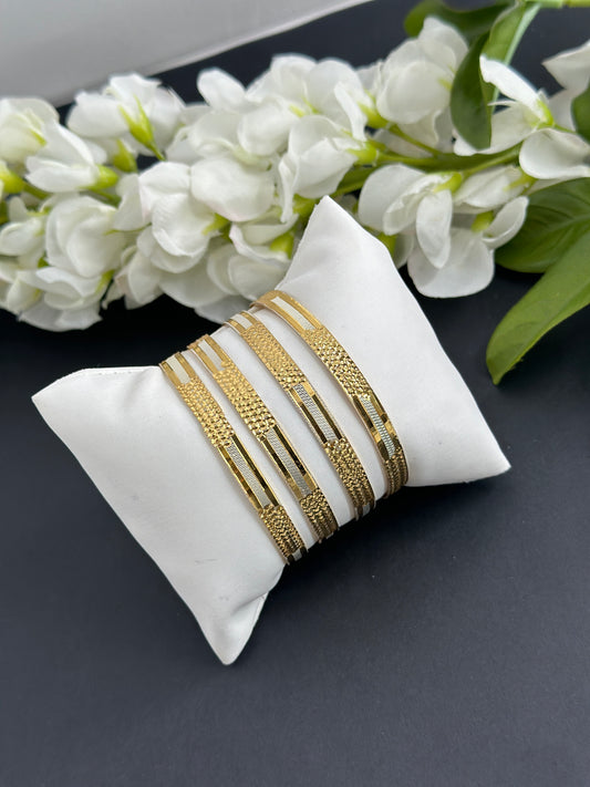 Gold look bangles