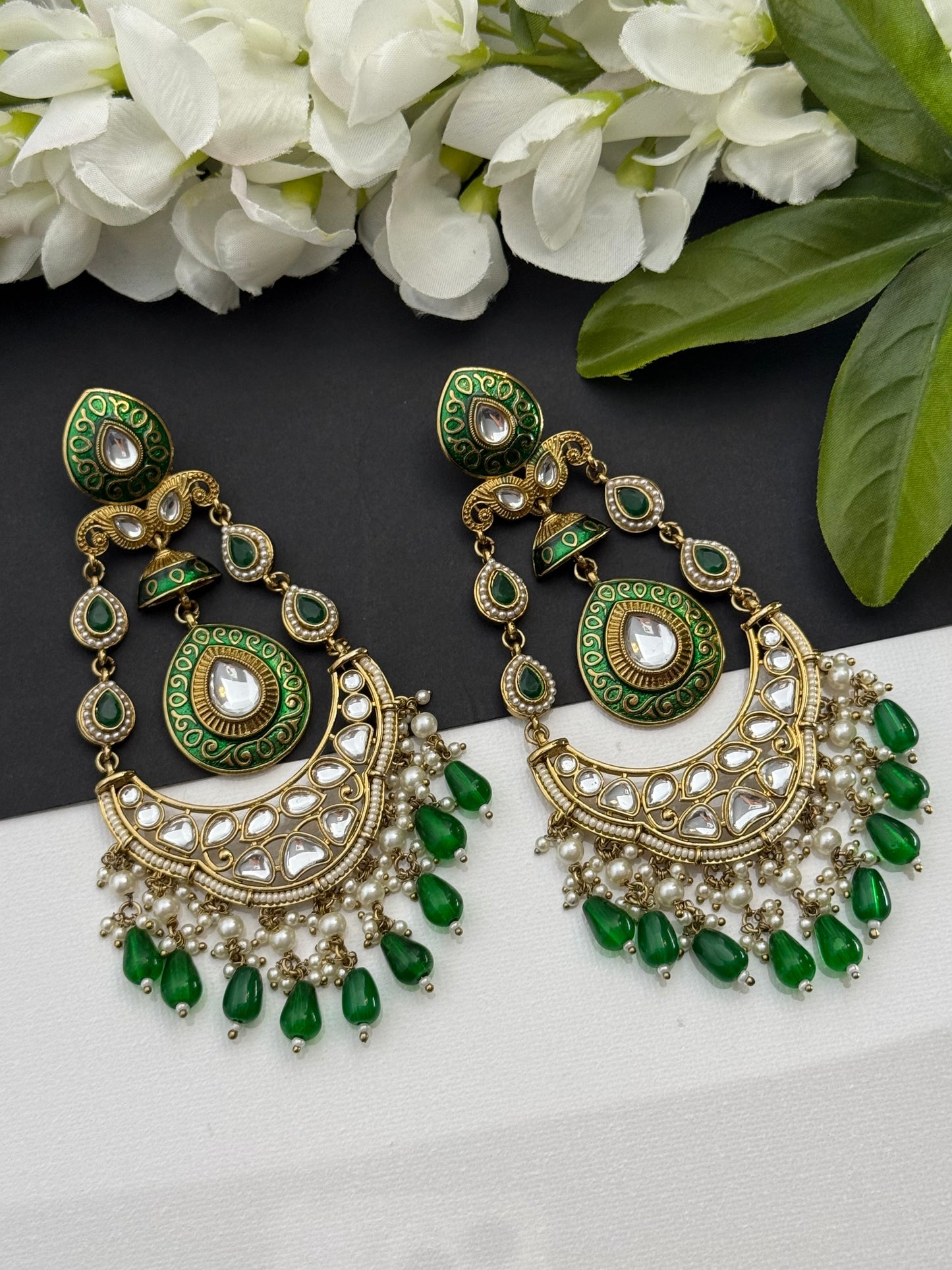 Kundan earrings