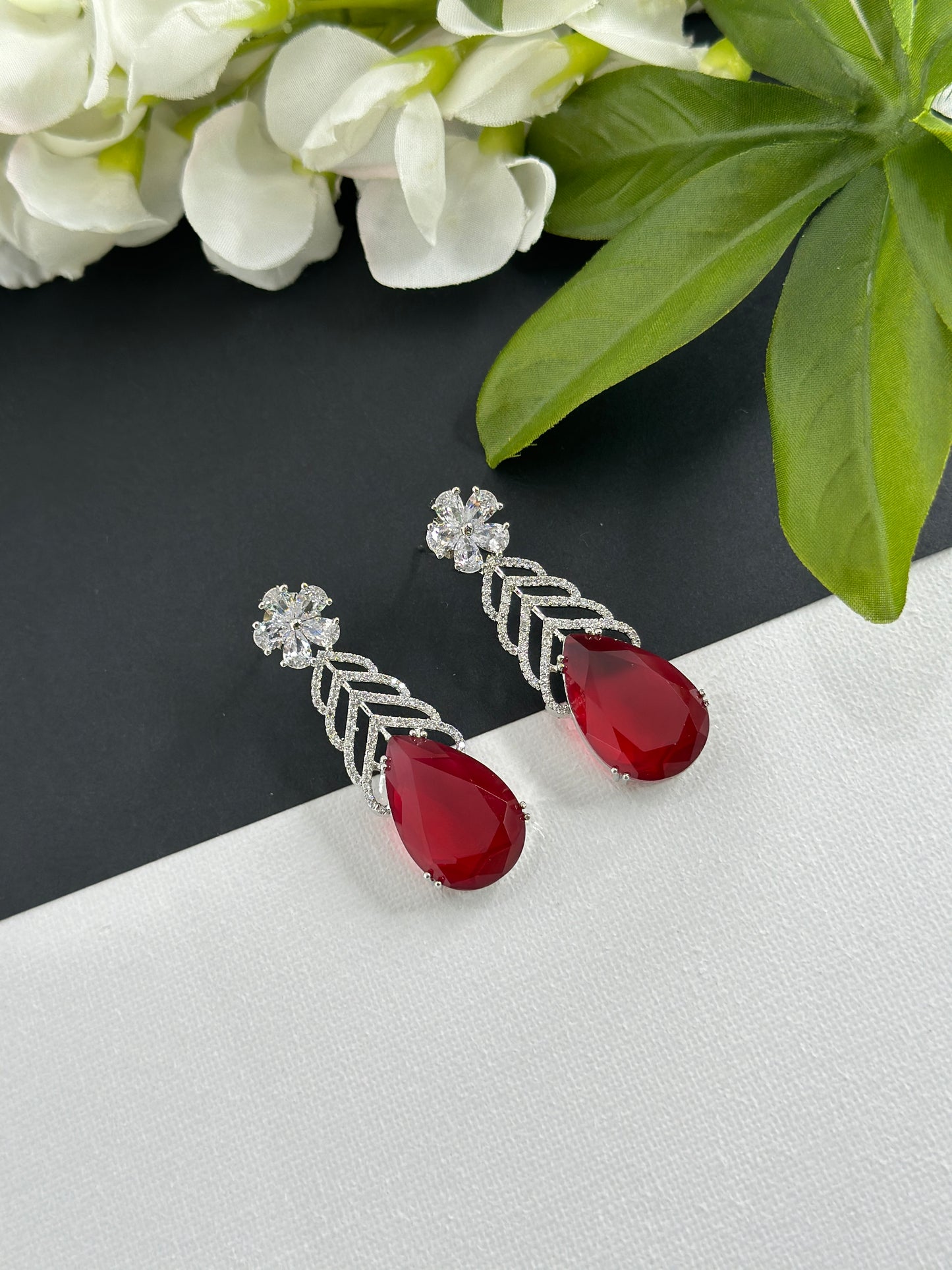 American diamond earrings