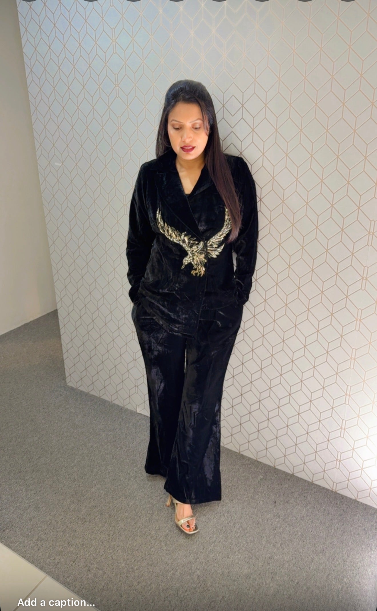Velvet co ord set