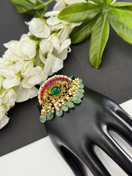 Pachi kundan ring
