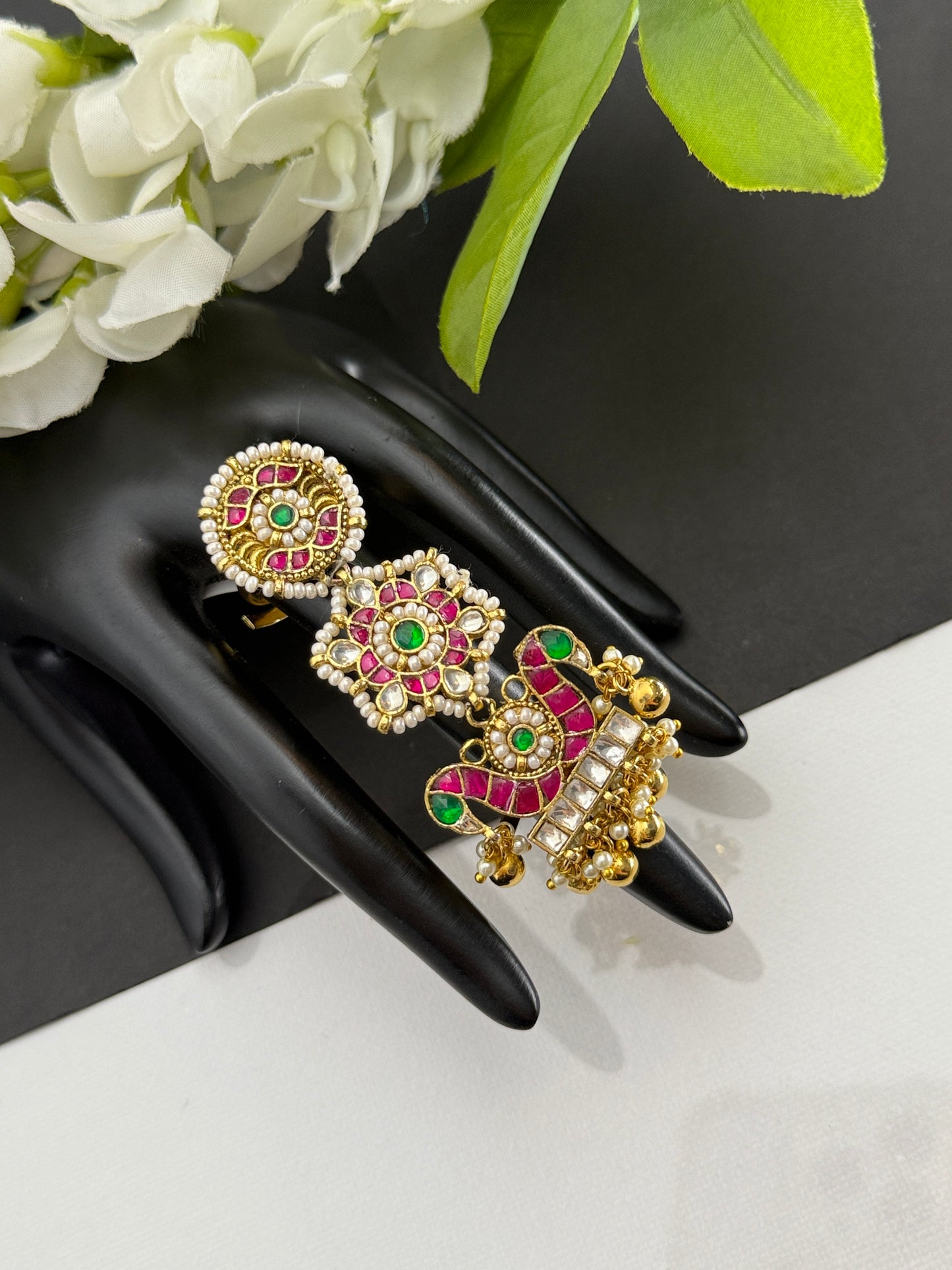 Pachi kundan ring