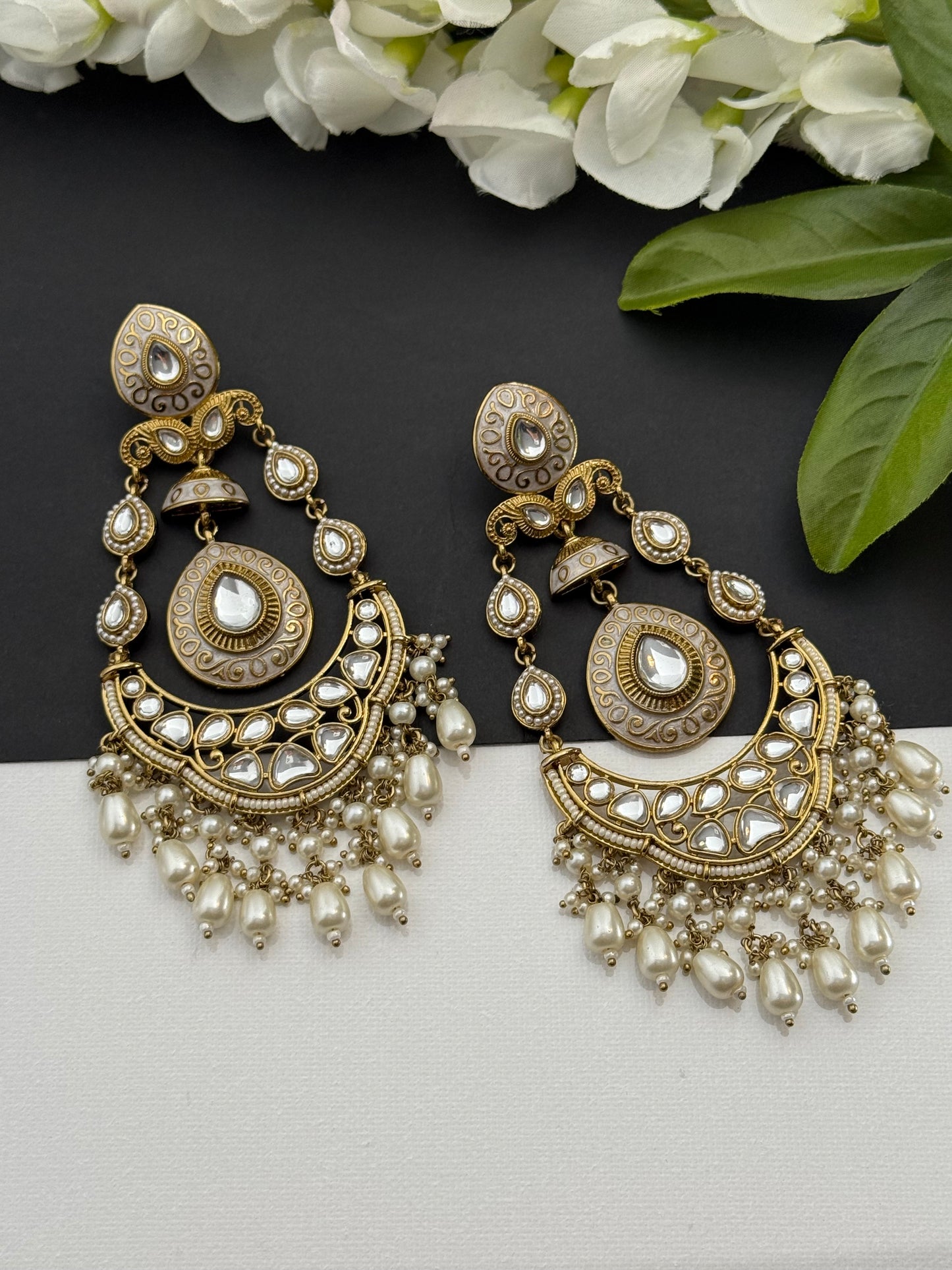 Kundan earrings