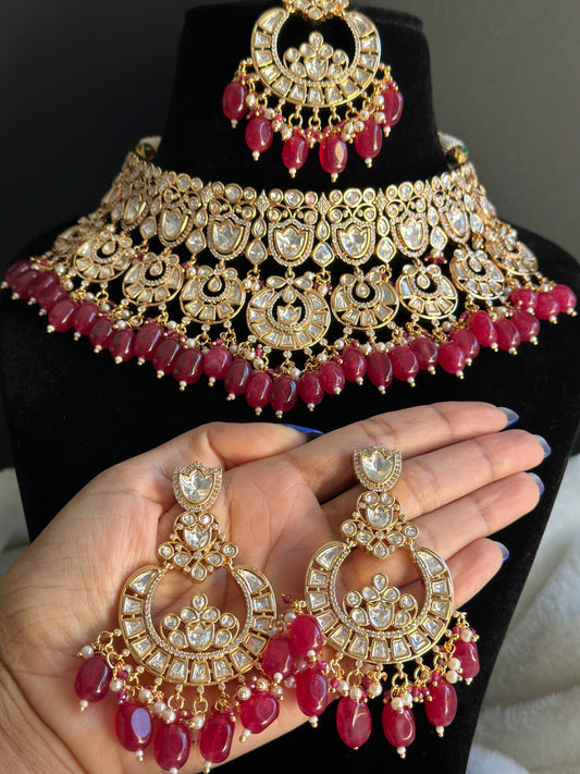 Bridal or semi bridal necklace set