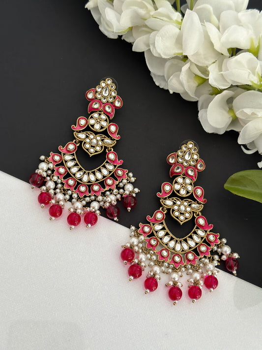 Kundan earrings